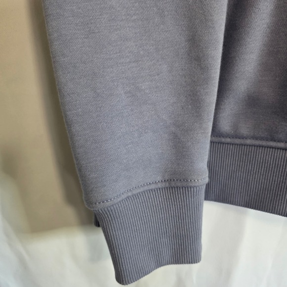 Carhartt Hoodie Womens S Blue Gray Good Relaxed Fit Graphic Sleeve Workwear - Picture 4 of 11